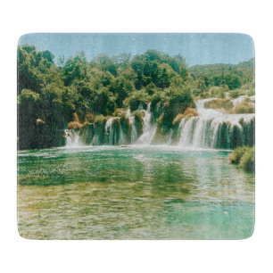 Tabla De Cortar Cascadas Krka - Parque nacional Krka - Croacia