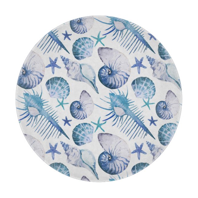 Tabla De Cortar Cáscaras de la acuarela (Anverso)