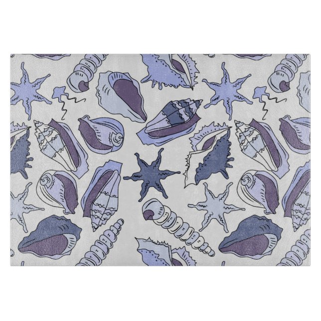 Tabla De Cortar Cascos marinos Lavendar (Anverso)