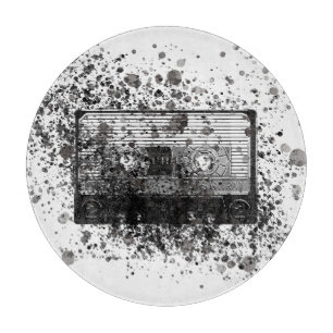 Tabla De Cortar Casete de audio retro