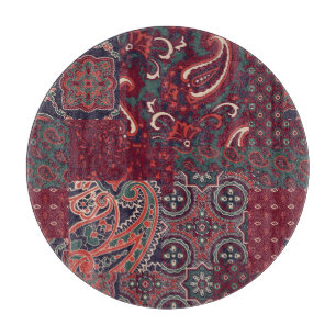 Tabla De Cortar Cashmere Paisley Silk: Resumen de chantaje vintage