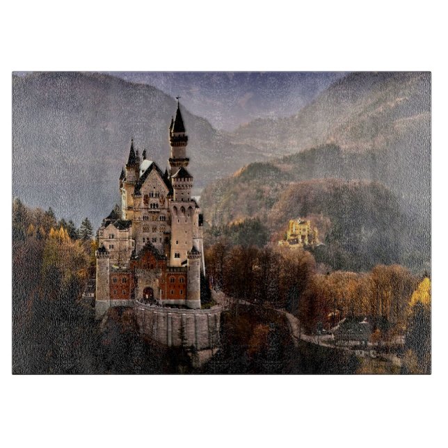 Tabla De Cortar Castillo de Neuschwanstein Alemania (Anverso)