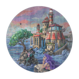 Tabla De Cortar Castillo de Sirena