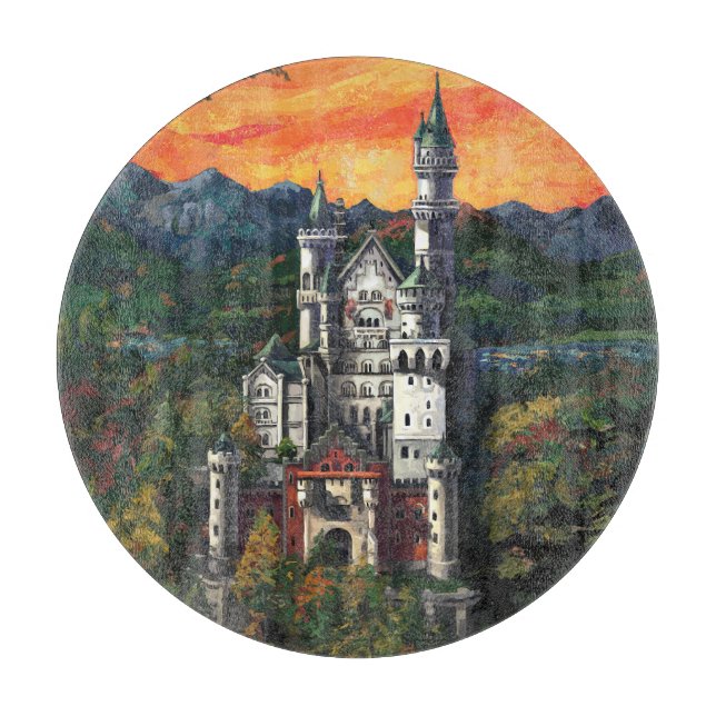 Tabla De Cortar Castillo Schloss Neuschwanstein (Anverso)