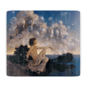 Tabla De Cortar Castillos Aéreos de Maxfield Parrish 1904 Fantasía