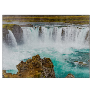 Tabla De Cortar Catarata de Godafoss, Islandia