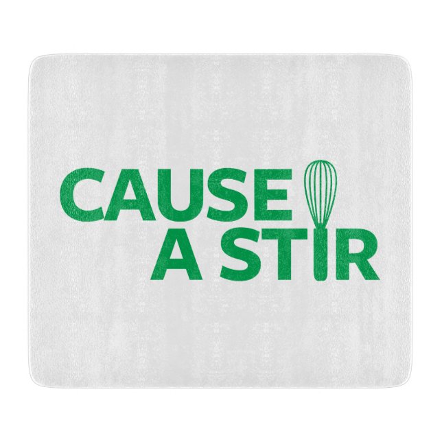 Tabla De Cortar Cause un Stir (Anverso)