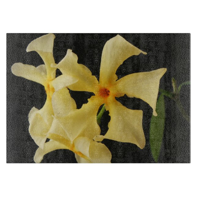 Tabla De Cortar Cbcna de flor de Star Jasmine (Anverso)