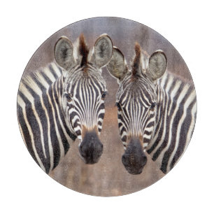 Tabla De Cortar Cebras comunes, Parque Nacional Kruger