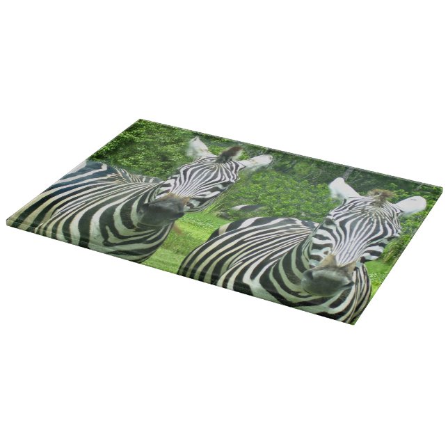 Tabla De Cortar Cebras en Meadow View (Borde)