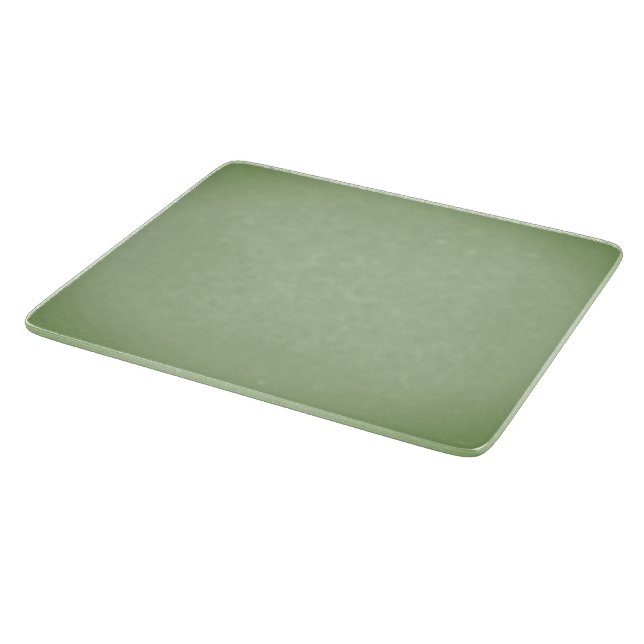 Tabla De Cortar Celadón verde de jade sólido  (Borde)