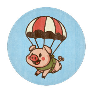 Tabla De Cortar Cerdo paracaidista