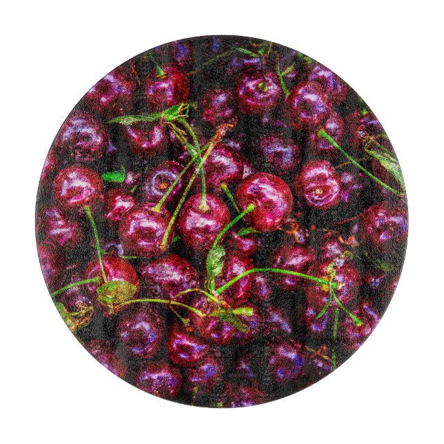 Tabla De Cortar Cerezas (Anverso)