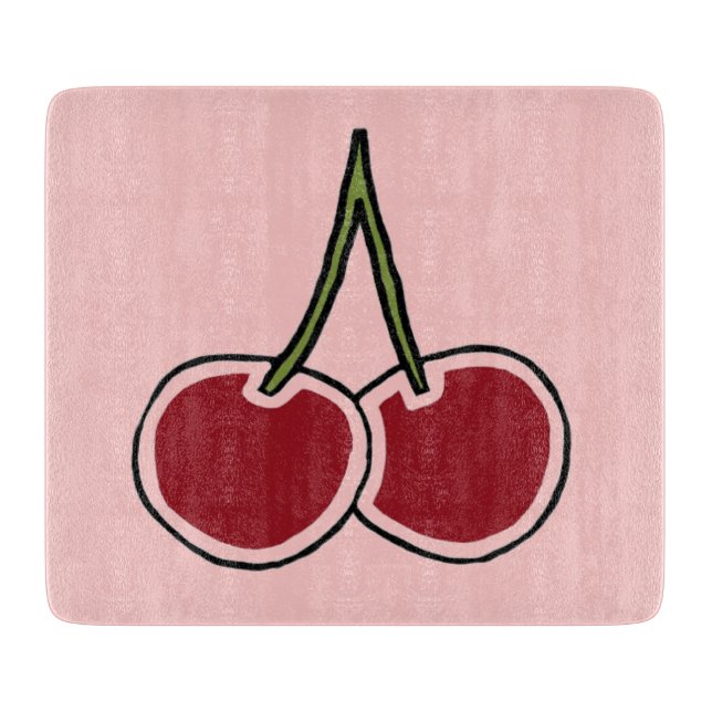 Tabla De Cortar Cerezas (Anverso)