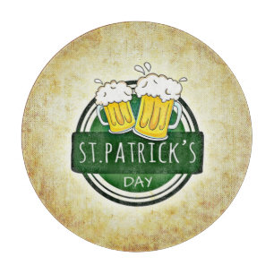 Tabla De Cortar Cervezas del Día de San Patricio