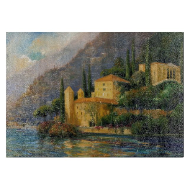 Tabla De Cortar Chalet del lago (Anverso)