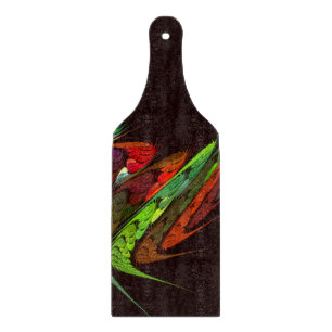 Tabla De Cortar Chameleon Abstract Art Paddle
