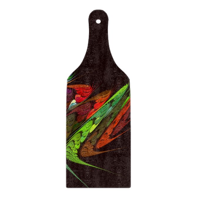 Tabla De Cortar Chameleon Abstract Art Paddle (Anverso)