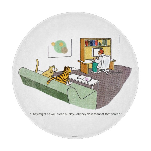 Tabla De Cortar Charla de gato (Anverso)