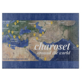 Tabla De Cortar Charoset alrededor del mundo