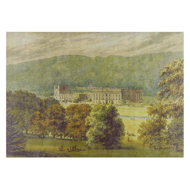 Tabla De Cortar Chatsworth Derbyshire Jane Austen Darcy Pemberly (Anverso)