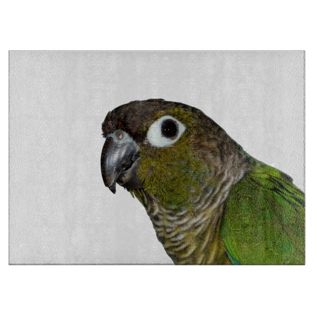 Tabla De Cortar Cheeked verde Conure (Anverso)