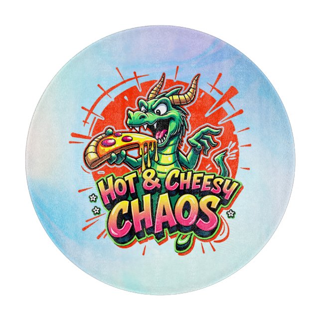 Tabla De Cortar Cheesy Dragon Delight (Anverso)