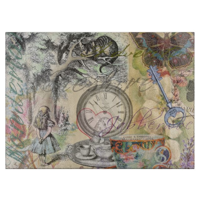 Tabla De Cortar Cheshire Cat Alice Wonderland Classic (Anverso)
