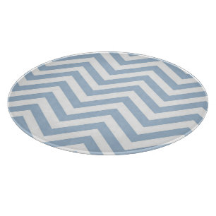 Tabla De Cortar Chevron texturizado Grunge azul claro