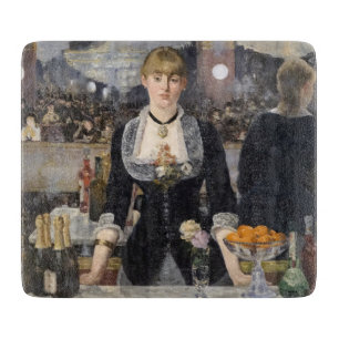 Tabla De Cortar Chica de la camarera victoriana en Folies Bergere,