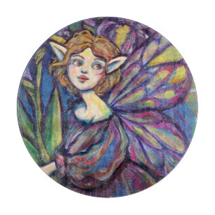 Tabla De Cortar Chica Púrpura Iris Pixie