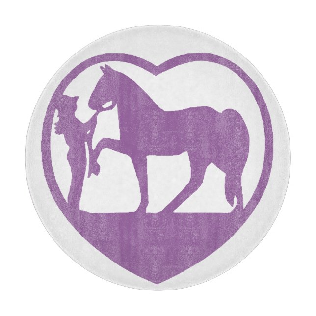 TABLA DE CORTAR CHICA Y SU CABALLO (Anverso)