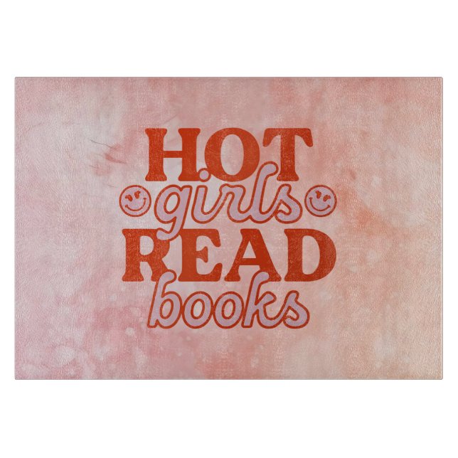 Tabla De Cortar Chicas Calientes Leen Libros (Anverso)