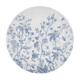 Tabla De Cortar Chinoiserie clásica azul y blanco