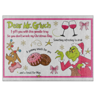 Tabla De Cortar Christmas Eve Santa Milk & Cookie Board 