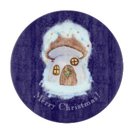 Tabla De Cortar Christmas Fairytale House