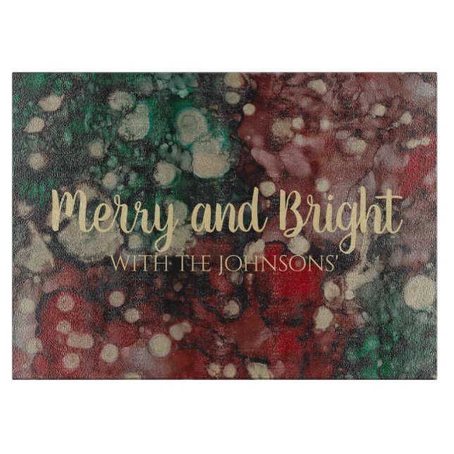 Tabla De Cortar Christmas Night Lites (Anverso)