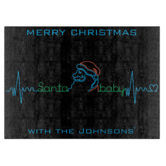 Tabla De Cortar Christmas Santa Baby