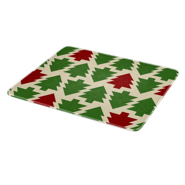 TABLA DE CORTAR CHRISTMAS TREE PATTERN (Borde)