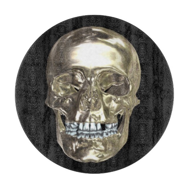 Tabla de cortar Chrome Skull (Anverso)