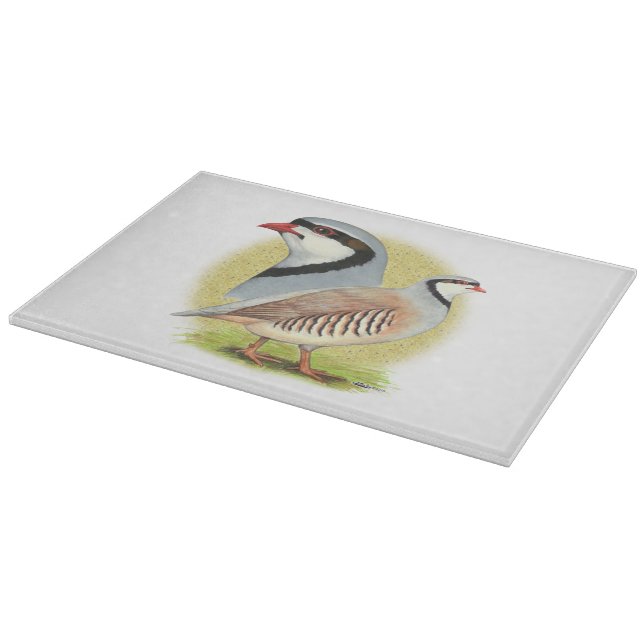 Tabla De Cortar Chukar Partridge Combo (Borde)
