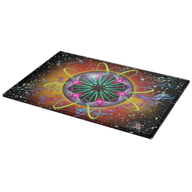 Tabla De Cortar Ciclón Orbz Kaleid (Borde)
