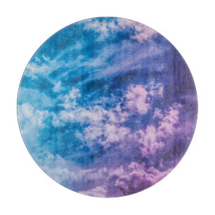 Tabla De Cortar Cielo surrealista, arte abstracto de ensueño.