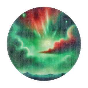 Tabla De Cortar cielo verde