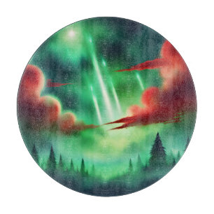 Tabla De Cortar cielo verde