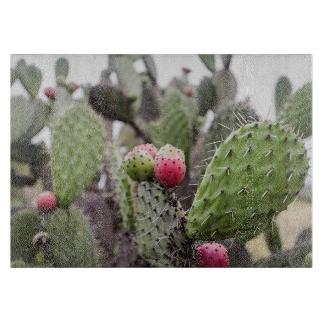 Tabla De Cortar Cierre De Cactus Pear Págicos (Anverso)