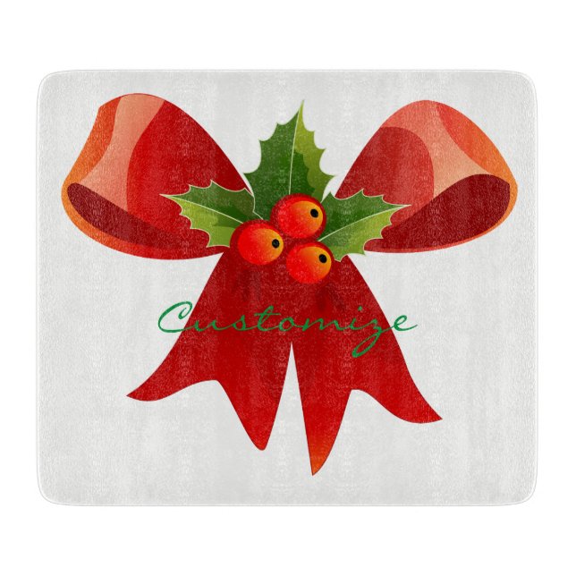 Tabla De Cortar Cinta roja Holly Thunder_Cove (Anverso)