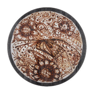 Tabla De Cortar Círculo de henna