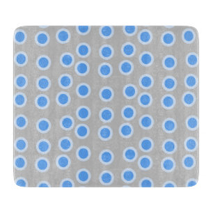 Tabla De Cortar Círculos azul y azul claro