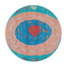 Tabla de cortar círculos de amor